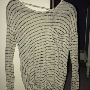 Free People crossed back sweater